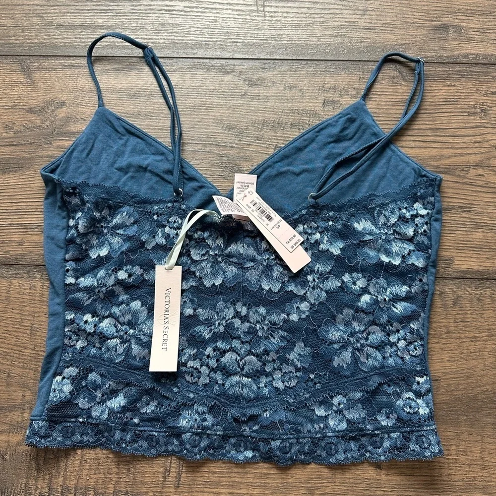 Victoria's Secret Teal Lace Top